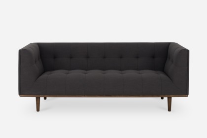 Jeanne 3 Seater Sofa Stone Grey Castlery Singapore