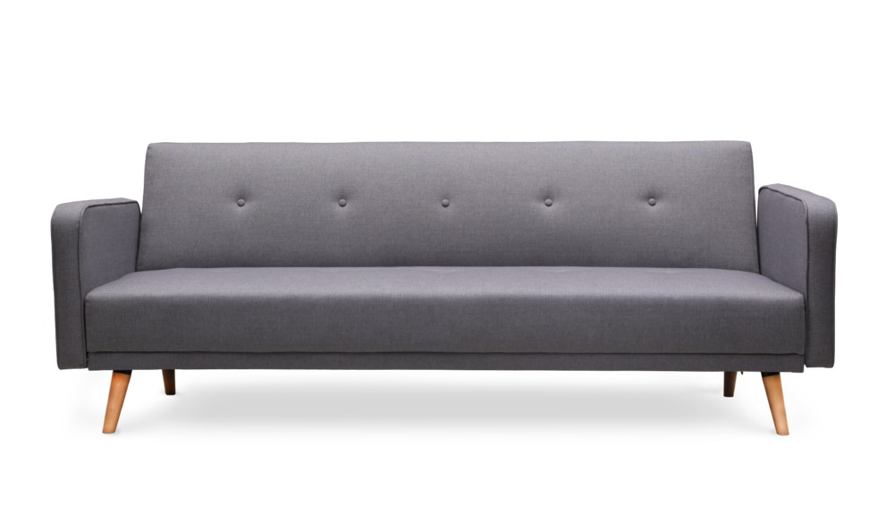 Nathan Sofa Bed, Smoked Grey Castlery Singapore